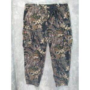 Scent Blocker Pants Mens 3XL Camo Cargo Fleece Real Tree Tapered Leg